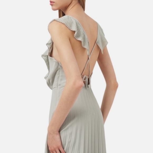 PLEATED CHIFFON DRESS - S2510 - Picture 3 of 7